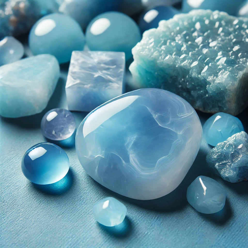 Blue Chalcedony: อัญมณีแห่งความสงบ สมดุล และการสื่อสาร